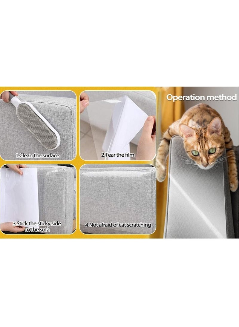 Furniture Cat Scratch Protectors, Cat Scratch Resistant Tape (Pack of 20)