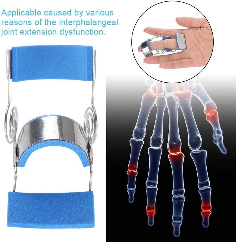 cheekyglo Finger Splints, 3 Sizes Finger Splints for Finger Deformation and Broken Finger Knuckle Immobilization Adults and Children with Soft Foam Inside Loop and Protective VentilationM - Image 3