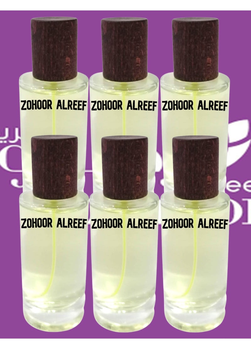 Zohoor alreef - 6 Pieces Zohoor Alreef Perfume 50 ml - Image 1