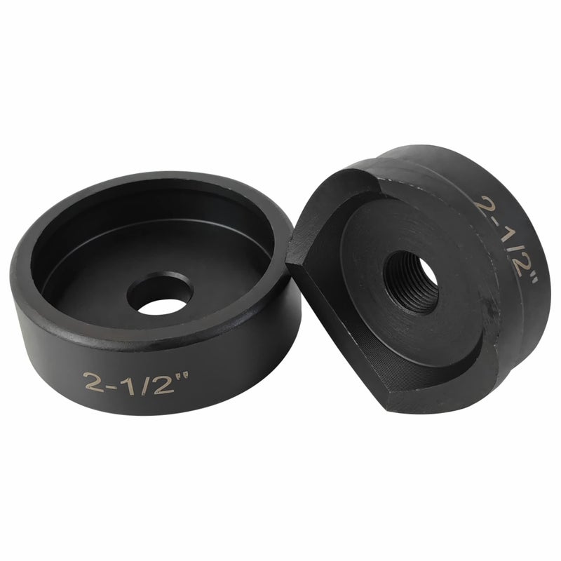 AMZCNC 212 Conduit Punch and Die for Hydraulic Knock Out Driver 3416UN ThreadConduit Hole Size 212Actual Hole Size 291