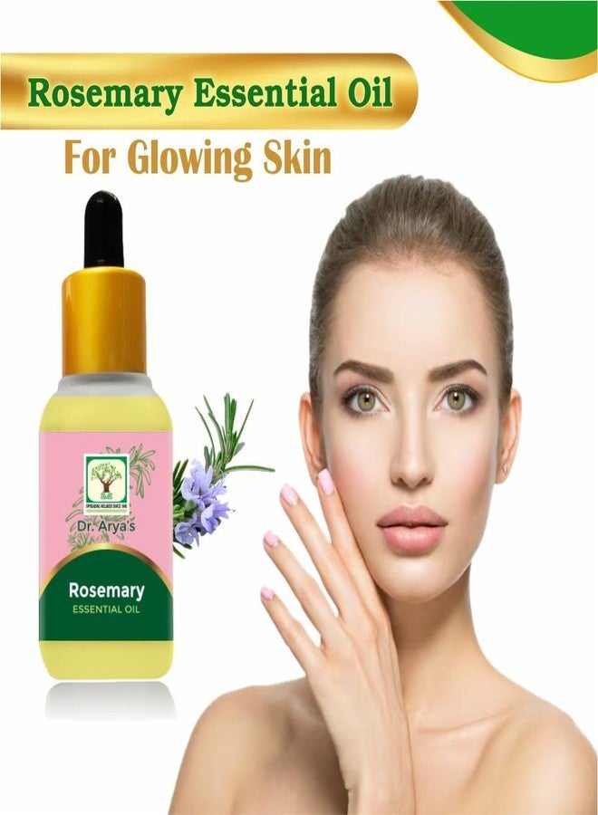 DR ARYA Rosemary Essential Oil for Hair Growth | Rosemary Essential Oil For Hair Growth, Hairfall Control, Dandruff & Skin | Non Greasy Rosemary Oil for Skin, Body and Shiny Soft Hair | Hair Oil For Women & Men - 20 ml - Image 4