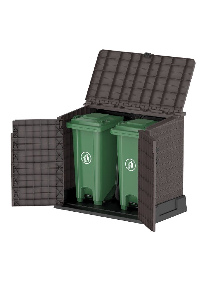 Cosmoplast Storage Shed Brown 850 L IFOFGB001  - Image 3