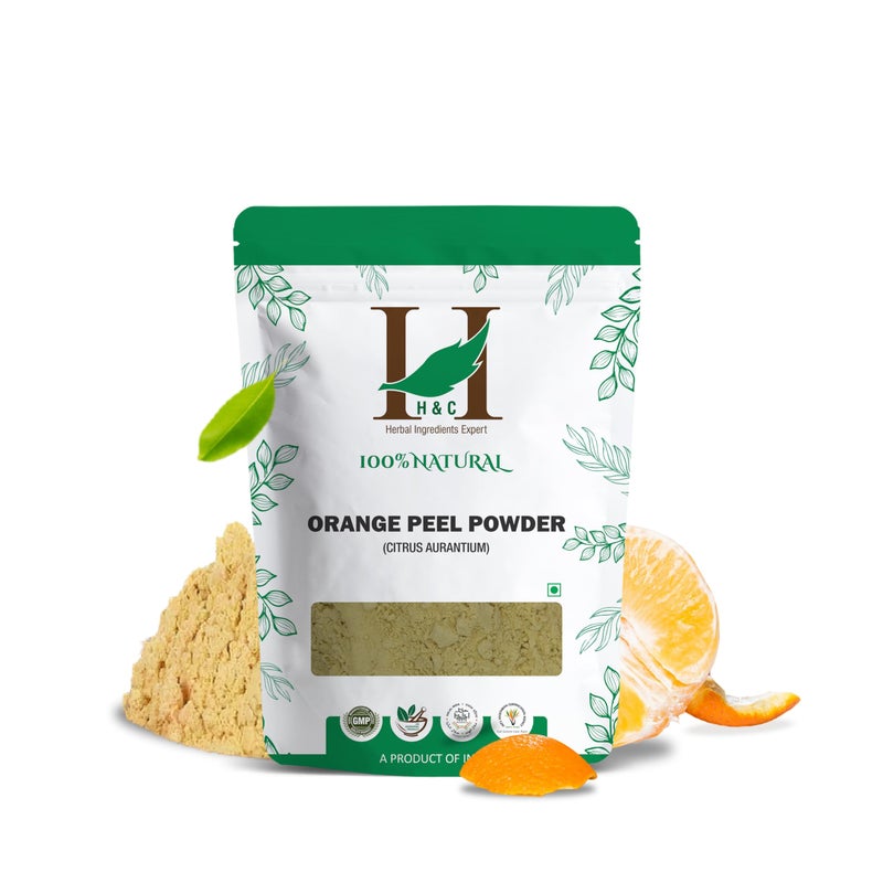 HC HERBAL INGREDIENTS EXPERT 100 Natural Orange Peel Citrus Aurantium Powder 227g 05 LB 08 oz FOR FACE MASK