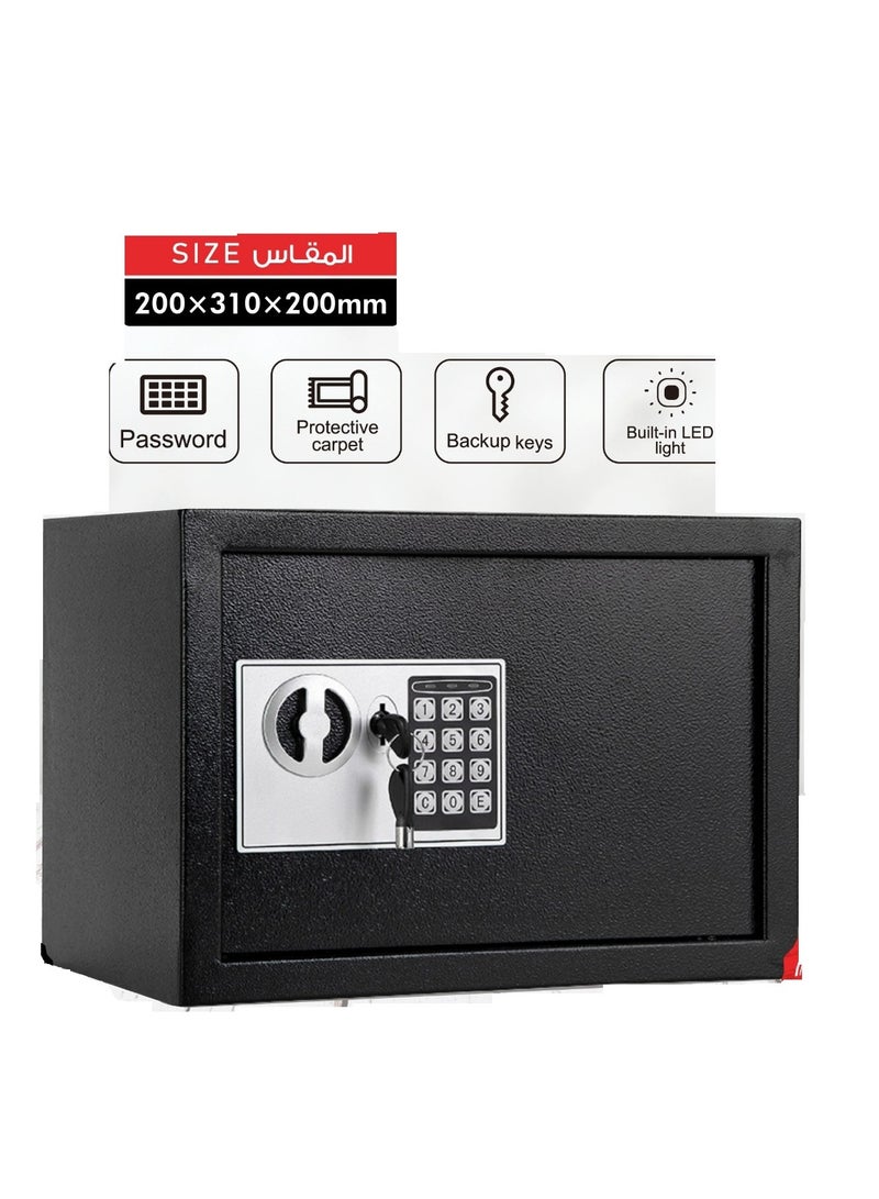Electronic Safety Locker Black 