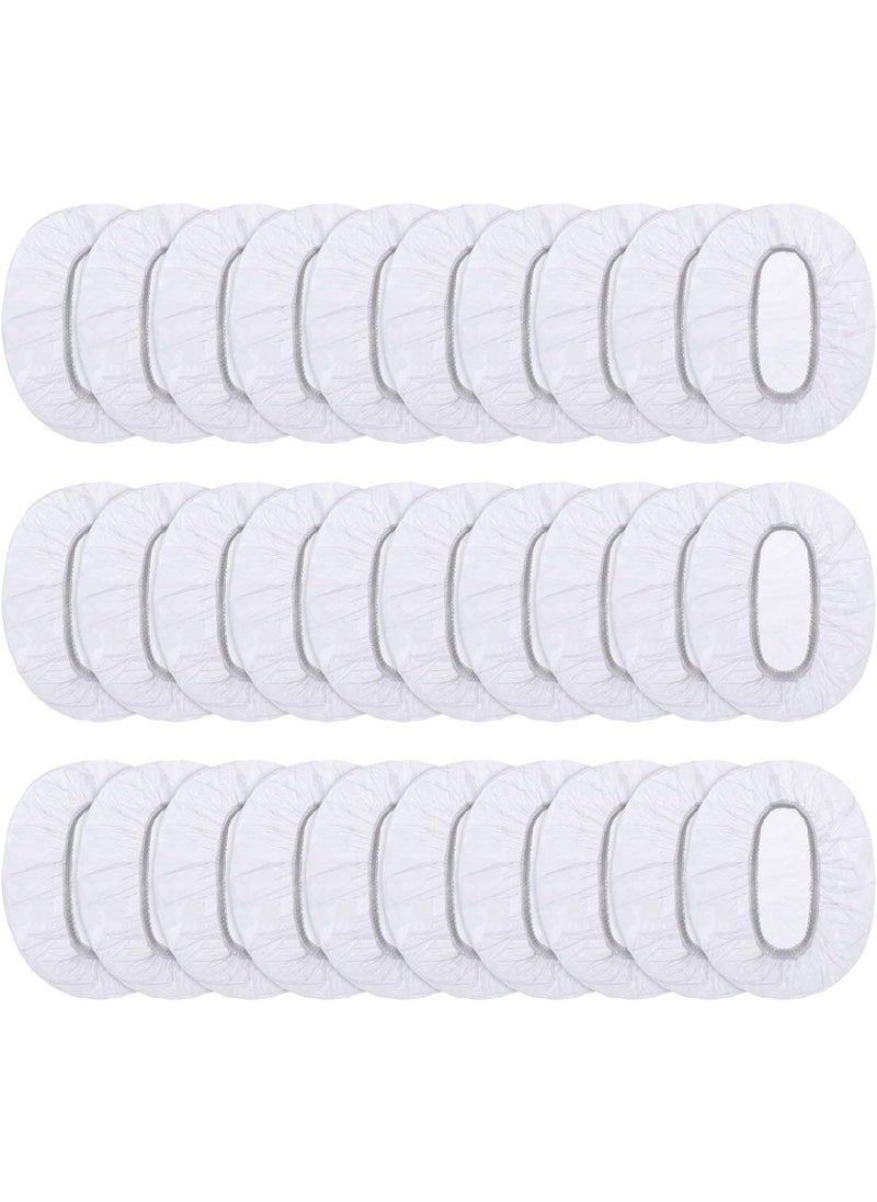 Outus - Outus 100 Pack Clear Disposable Ear Protectors Waterproof Ear Covers for Hair Dye, Shower, Bathing - Image 1