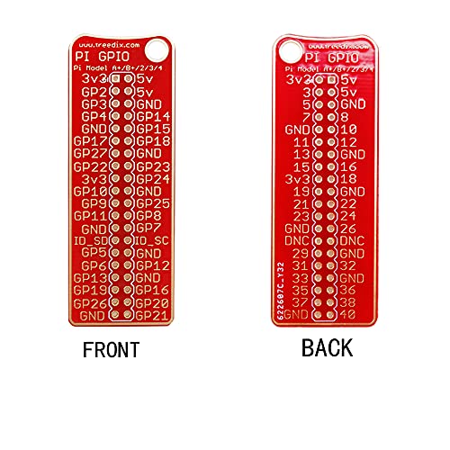 Treedix 3pcs GPIO Reference Board Pinout Plus Compatible with Raspberry Pi A+, B+, 2, 3, 4 - Image 3