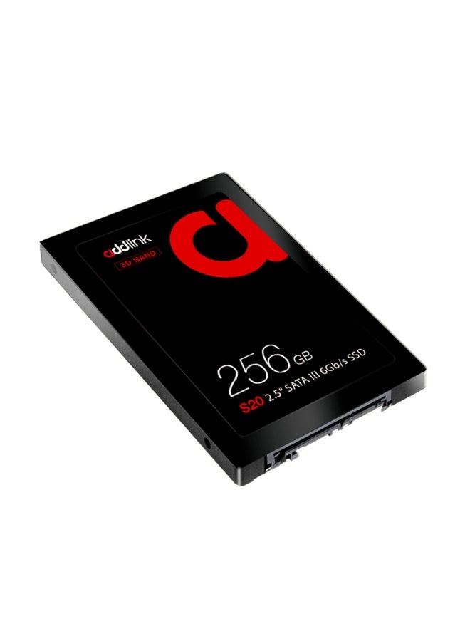 آدد لينك S20 256GB SSD داخلي متوافق مع PS4 SATA III بحجم 2.5 بوصة، سرعة قراءة قصوى تصل إلى 510MB/s، بديل/ترقية مثالية لمحركات الأقراص الصلبة لأجهزة اللابتوب وأجهزة الكمبيوتر المكتبية Sony PS4 AD256GBS20S3S - Image 1