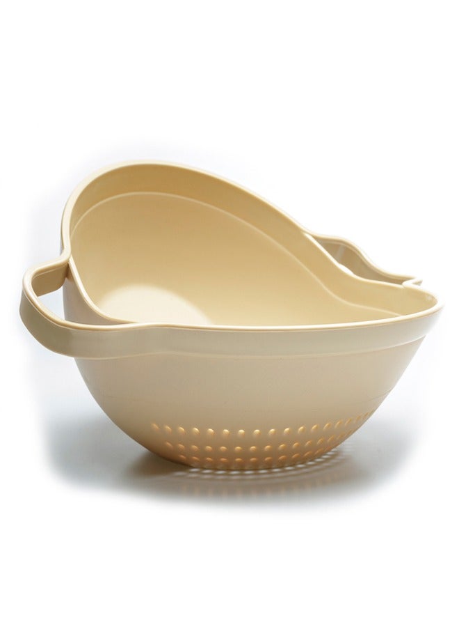 كونسيبت هوم مصفاة أرز بيج على شكل سلة لغسل الأرز والاستخدام اليومي في المطبخ المنزلي والرحلات الخارجية - Image 3