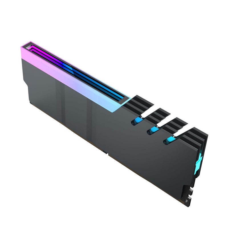 الوسادة المبردة السوداء ARGB 5V 3 دبوس لتبريد لوحة الأم والذاكرة وبطاقة الفيديو - Image 2