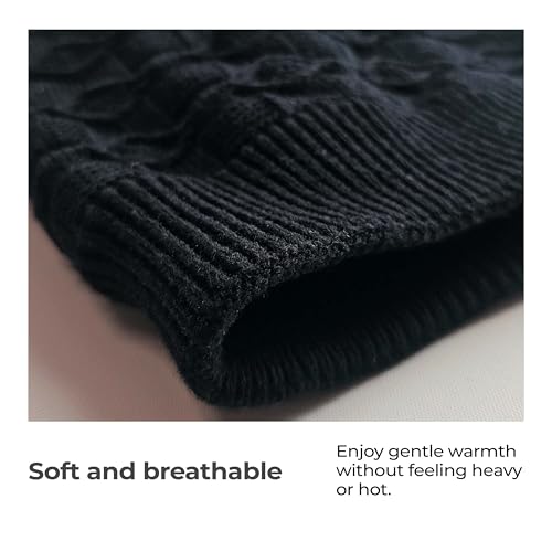 Lifelong Beanie Cap for Men | Woolen Winter Cap for Men & Women | Thermal Wear Beanie | Stylish Soft Winter Cap for Boys & Girls | Warm Woollen Head Cap || Black - Image 5