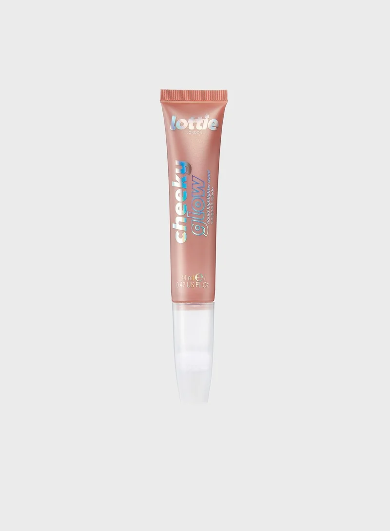 Lottie Cheeky Glow Liquid Highlighter - Peach Bellini