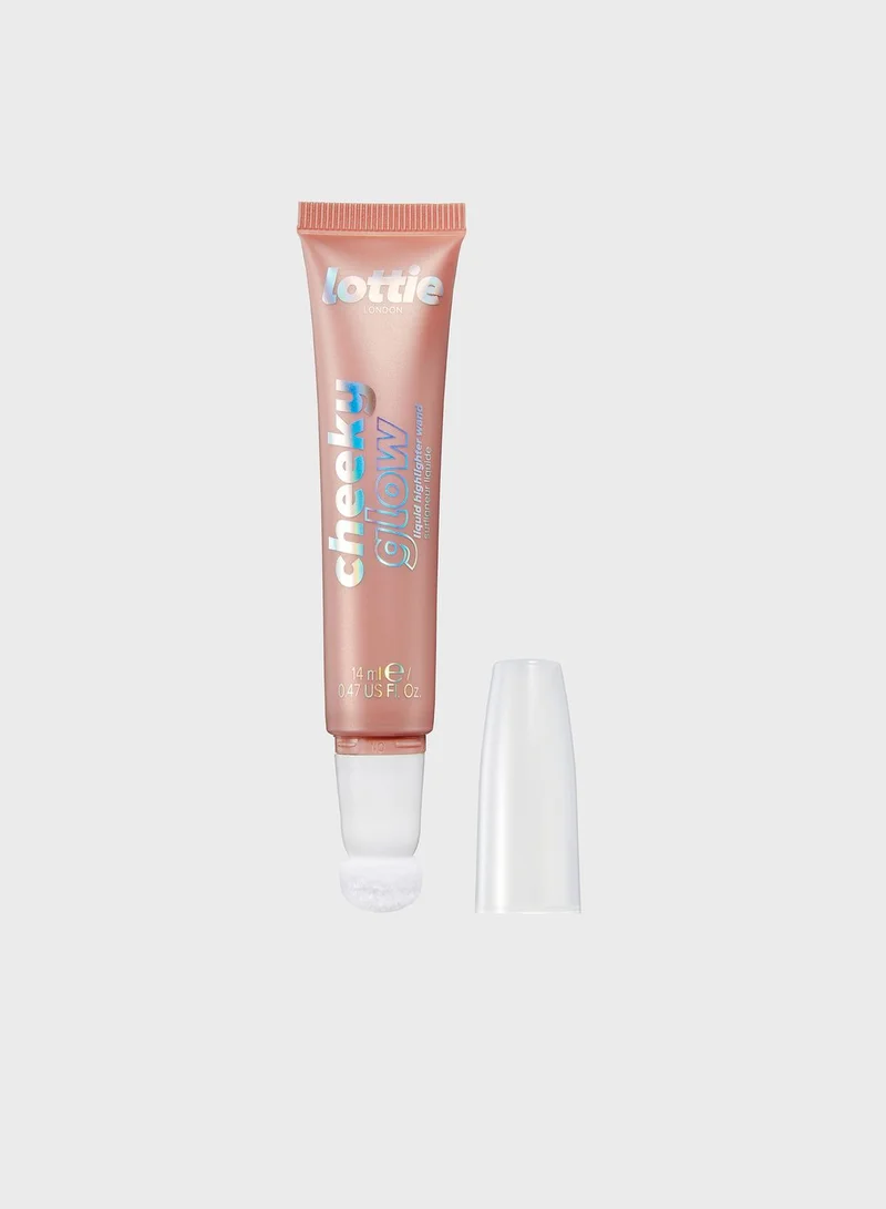 Lottie Cheeky Glow Liquid Highlighter - Peach Bellini