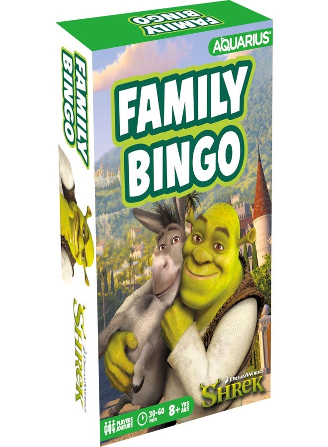AQUARIUS Shrek Family Bingo - Fun Family Party Game for Kids, Teens & Adults - Entertaining Game Night Gift - Officially Licensed Shrek Merchandise - Image 1