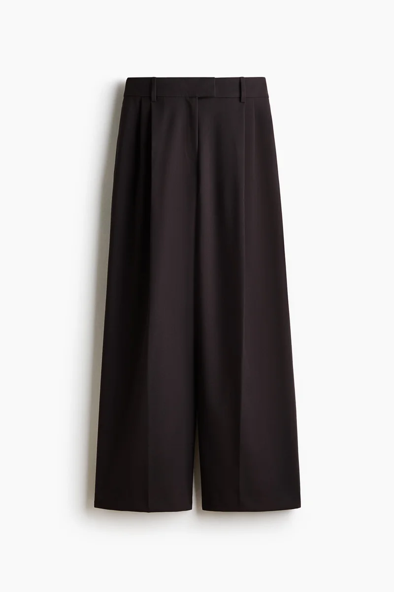 Wide tailored trousers