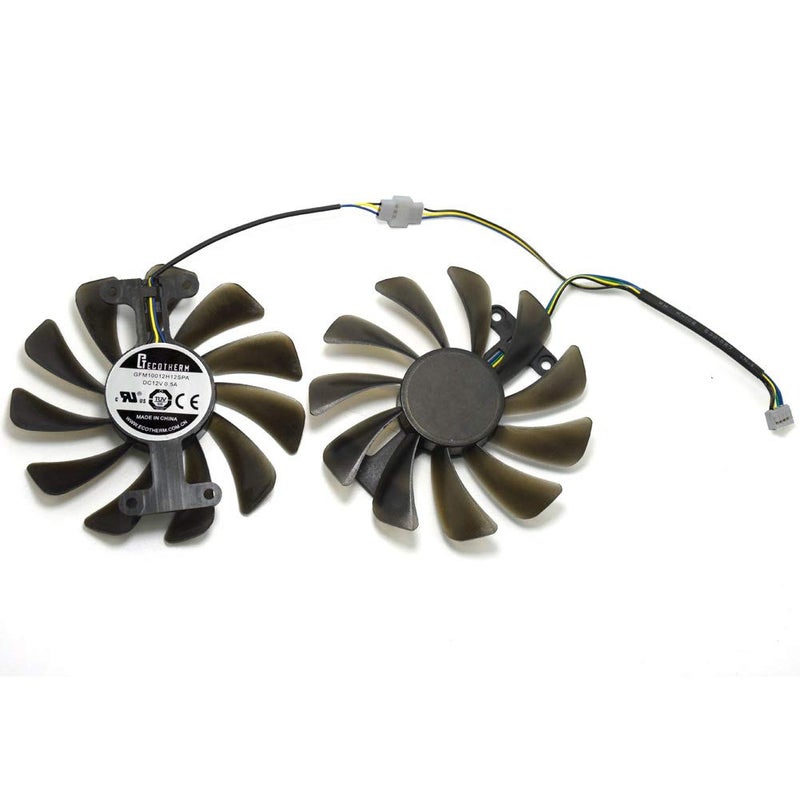 inRobert GFM10012H12SPA 12V 0.5A 95mm 4Pin Video Card Fan Replacement for ZOTAC GTX 1080 AMP Edition Graphics Card - Image 5
