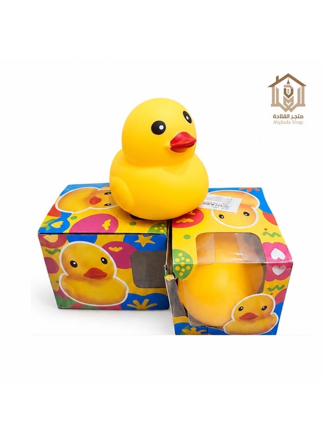 CME Cute Yellow Duck Anti-Stress Squishy Toy – Soft Slow Rising Sensory Fidget Toy - Image 1
