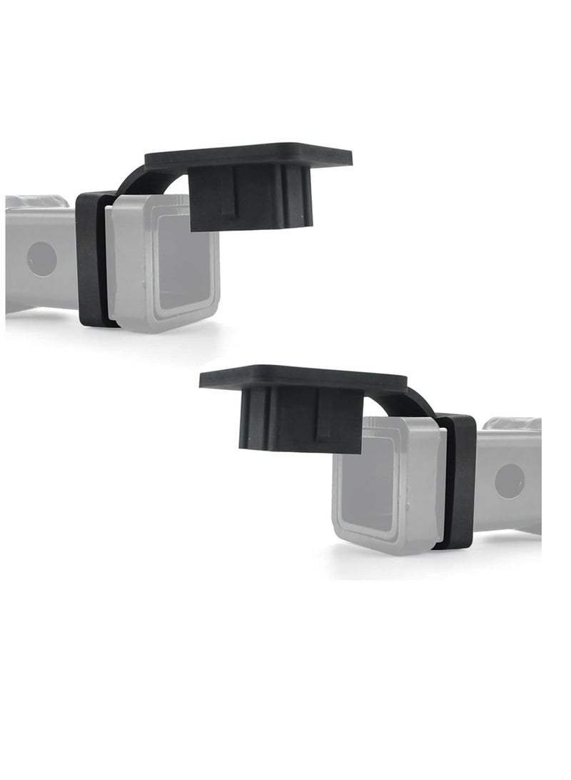 Loquat 2 Inch Trailer Hitch Cover Tube Cover Plug Cap Rubber Fits 2 Inch Receivers Class 3 4 5 (2 Packs) - Image 1