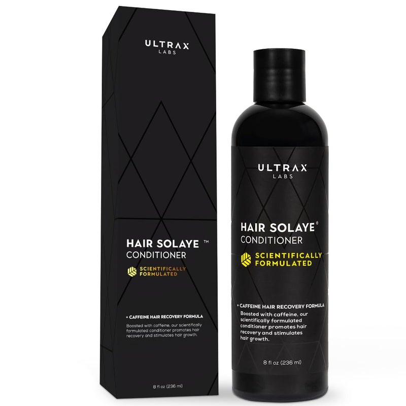 Ultrax Labs Hair Solaye Conditioner for Silky Smooth Hair Growth  Caffeinated Compounds with Chamomile Extract Women  Men 8 fl oz 2 Minute Hair Treatment Unisex