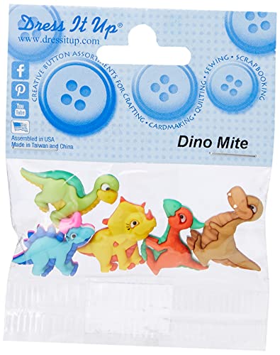 Dress It Up 7675 "Dino-Mite" Novelty Embellishments,Assorted - Image 5