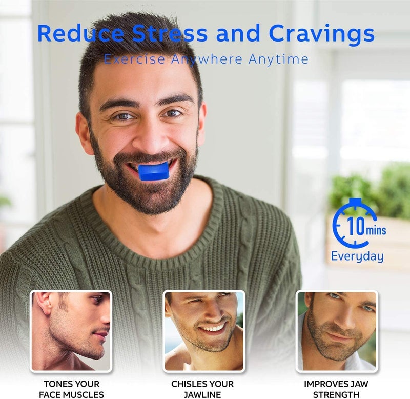 Generic Jawline Exerciser Premium Jawline Exerciser Tool for Men Highly Effective Jaw Line Shaper for Strengthening Toning Facial Muscles Multicolor Jawline Round Pack of 1  - Image 3