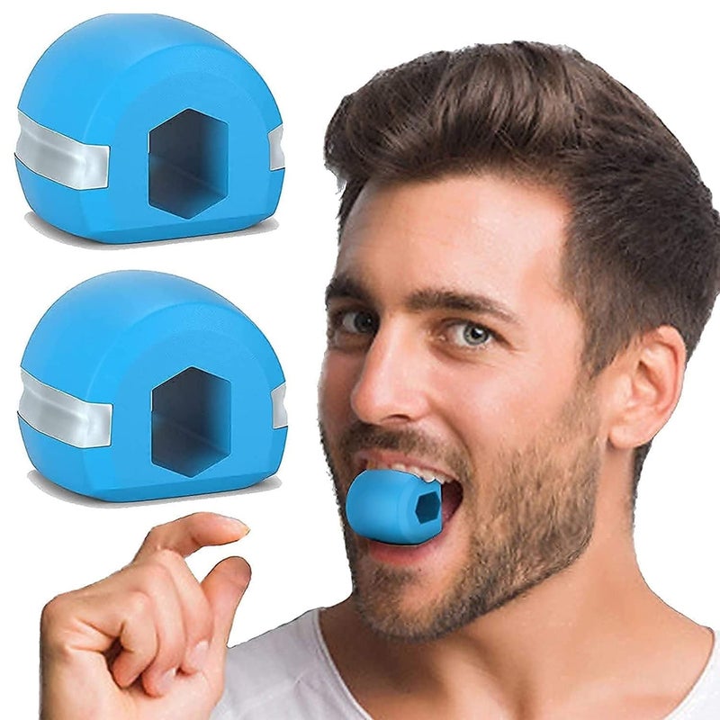 Generic Jawline Exerciser Premium Jawline Exerciser Tool for Men Highly Effective Jaw Line Shaper for Strengthening Toning Facial Muscles Multicolor Jawline Round Pack of 1  - Image 1