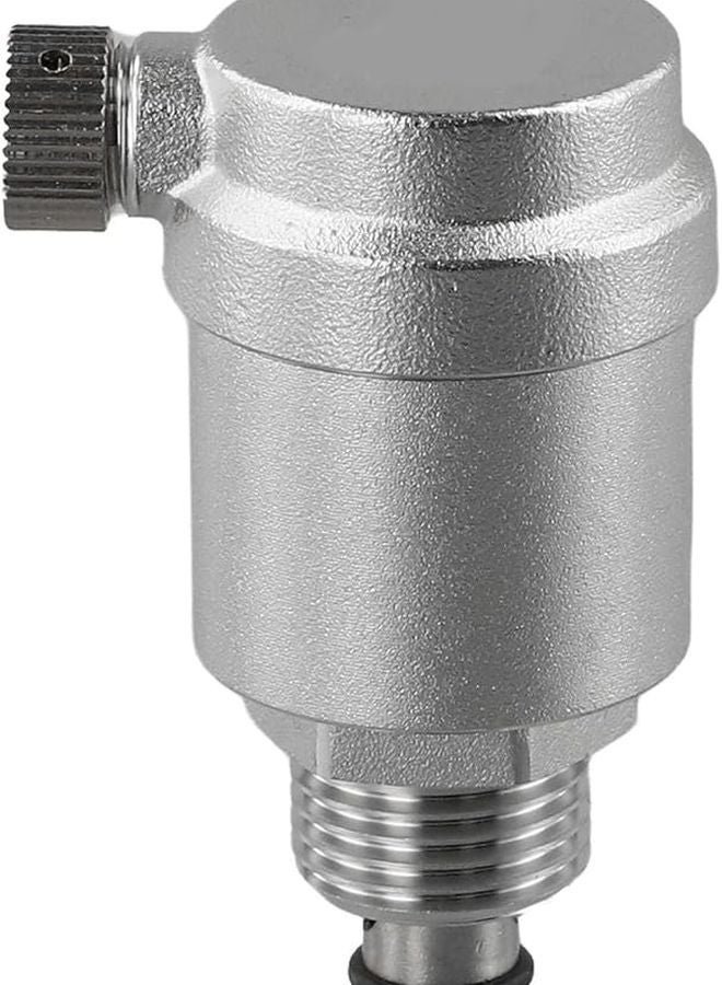 صمام العادم الأوتوماتيكي من الفولاذ المقاوم للصدأ مقاس 15 مللي متر مع وصلة خيطية لأنظمة السباكة وسخانات المياه الشمسية - Image 2