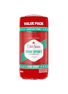 Old Spice Old Spice Aluminum Free Deodorant for Men, High Endurance Pure Sport Scent, 3.0 oz (Pack of 2) 