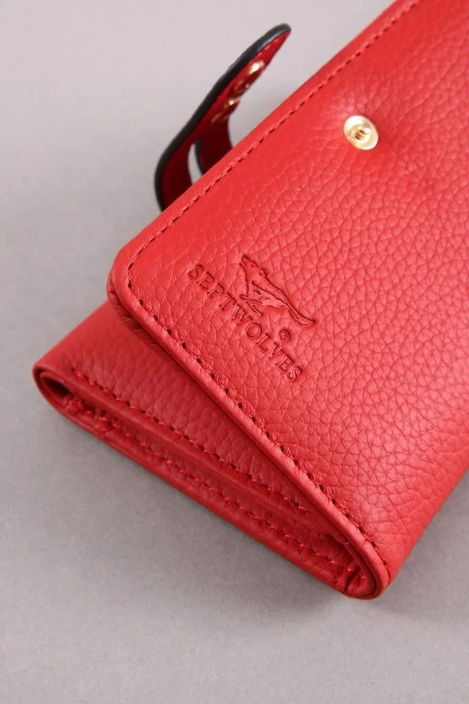 Septwolves Paris Gold Detailed Women's Card Holder and Wallet