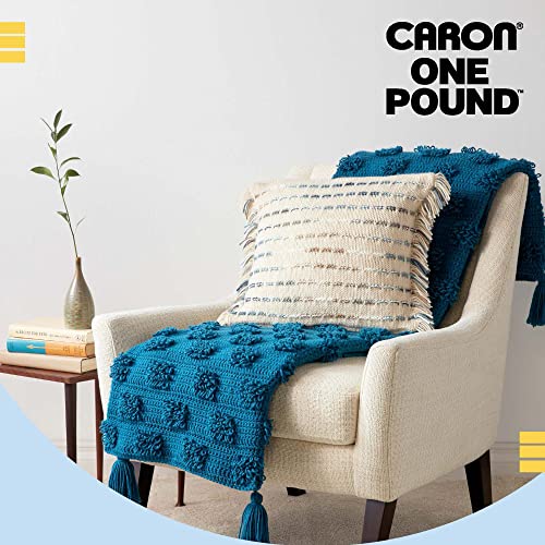Caron One Pound Grass Green Yarn - 2 Pack of 454g/16oz - Acrylic - 4 Medium (Worsted) - 812 Yards - Knitting/Crochet - Image 5