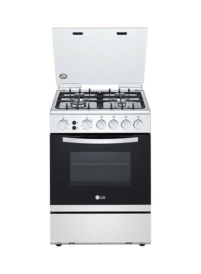 LG 4 Burner Gas Cooker 60x60cm FA211RMA Silver - Image 2