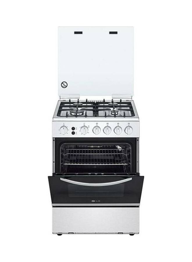 LG 4 Burner Gas Cooker 60x60cm FA211RMA Silver - Image 3