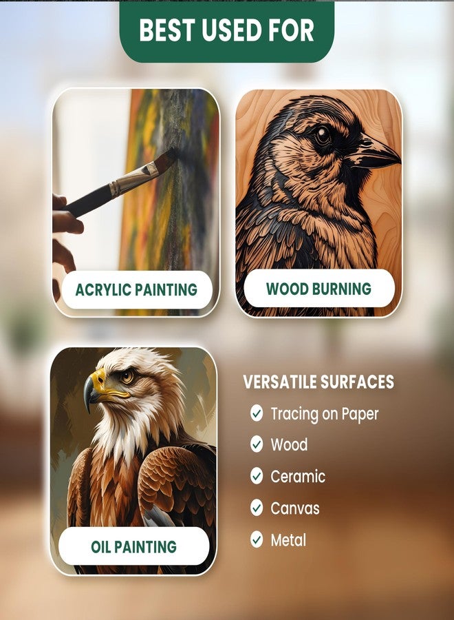 Myartscape ورق نقل جرافيت للتتبع - 5 أوراق كبيرة جدًا 20 × 36 بوصة - ورق كربون أسود للتتبع على الخشب والقماش والمعدن - ورق تتبع جرافيت مشمع للرسم - ماي آرت سكيب - Image 5