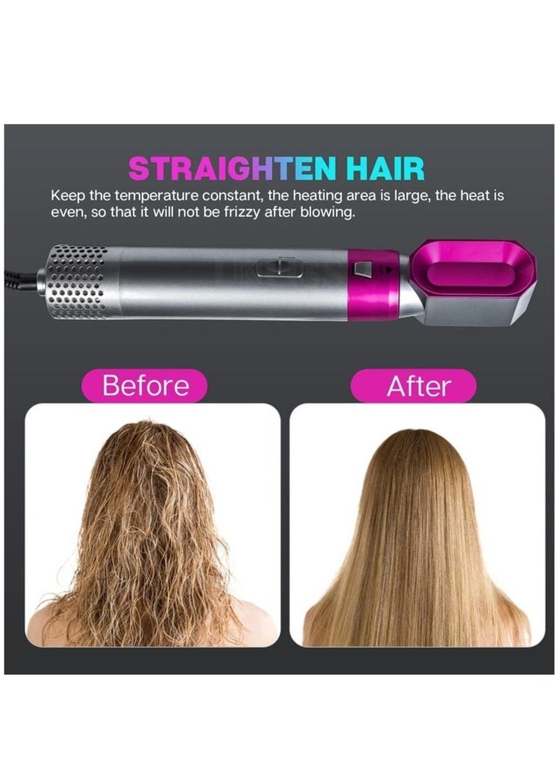 Professional 5-in-1 Hair Styler with Negative Ions  Curl, Straighten, Dry & Volume - Image 4