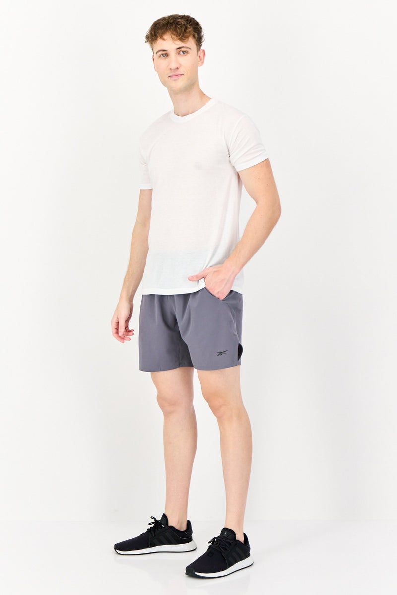 Reebok Men Sportswear Fit Strength 3,0 Training Shorts, Dark Grey - Image 4