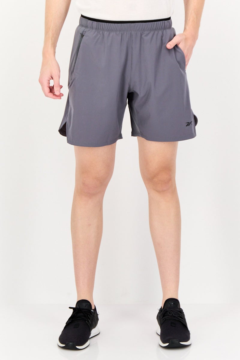 Reebok Men Sportswear Fit Strength 3,0 Training Shorts, Dark Grey - Image 1