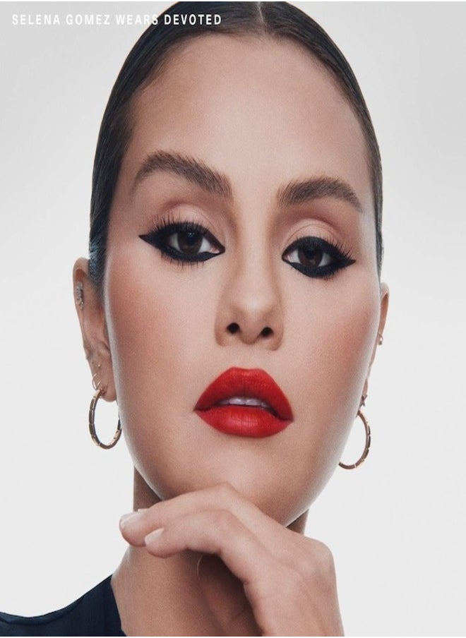 Rare Beauty by Selena Gomez Kind Words Matte Lipstick – Devoted - True Red – Soft, Long-Lasting, and Comfortable Full-Coverage Matte Lip Color – 3.5g / 0.12 oz