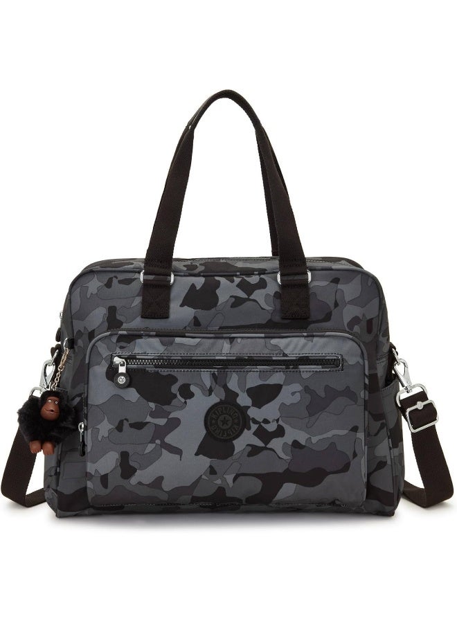 kipling حقيبة حفاضات كيبلينغ ألانّا المطبوعة بتصميم كامو ضبابي - Image 1