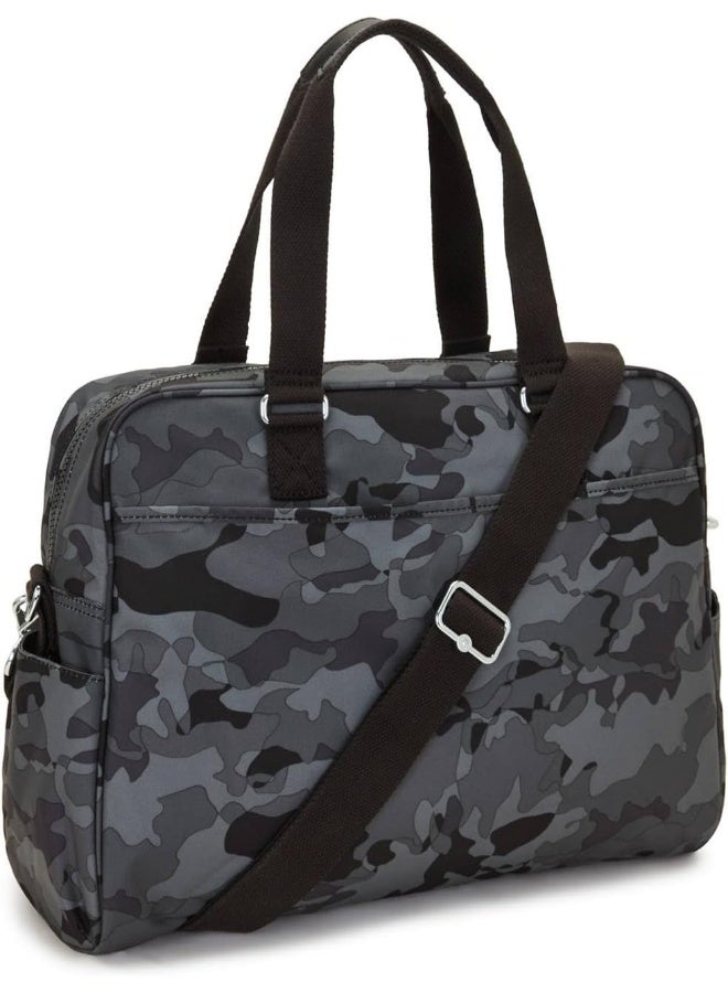 kipling حقيبة حفاضات كيبلينغ ألانّا المطبوعة بتصميم كامو ضبابي - Image 4