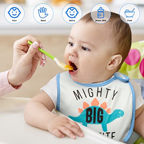 BWkoss 10Pcs Waterproof Baby Bibs Unisex Newborn Babies Food Bibs Baby Keepsake Birthday Gift for Drooling Feeding Eating Teething, 6-12 Months - Image 5