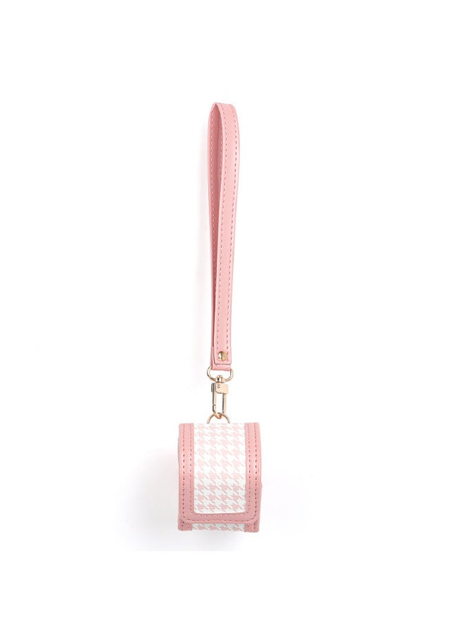 Applicable To Fuji Polaroid Instax PAL Camera Elf Special Plaid Protective Case Portable Storage Bag-Color:Pink Bird Plaid  - Image 1