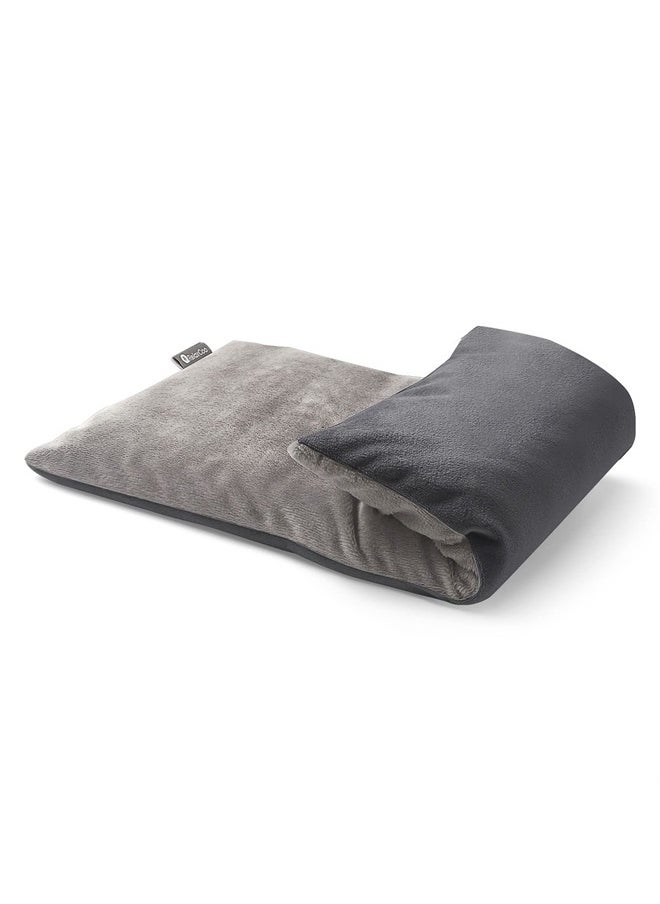 RelaxCoo - Heating pad Microwavable with Washable Cover 6 * 12" Microwave Moist Heat Pad for Neck Shoulder, Cramps, Back Pain Relief, Warm Compress Rice Bean Bag Hot Pack for Muscles, Joints, Lavender - Image 1