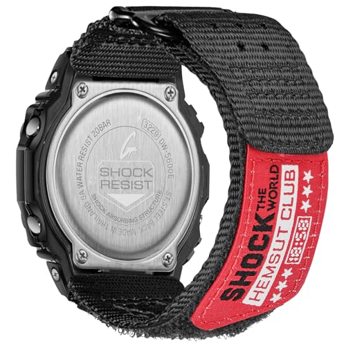 DAVILANE Replacement Watch Band Strap for Casio Mens G-Shock GD-100/GD-120/GA-100/GA-110/GA-150 Upgraded Buckles 16MM Nylon Watch Band （Package Included: 2 X Casio Watch Bands） - Image 1