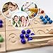 BBtinker Wooden Number Tracing Board Set Toddler Montessori Math Beads Counting Toy Preschool Learning and Educational Math Game for Kids - Image 4