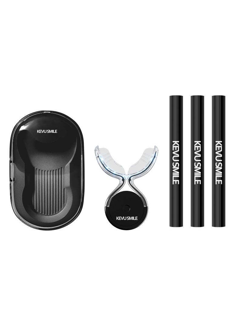 Kevu smile - Professional KEVU SMILE Teeth Whitening Kit ✨ Advanced LED Technology for Faster, More Effective Whitening ⚡ Visible Results from First Use - Smile with Confidence! Removes Stubborn Stains from Coffee, Smoking, and Other Beverages. Get a dazzling white smile from home with the complete teeth whitening kit from KEVU SMILE. This kit is designed with advanced technology to deliver amazing results that rival specialized clinics. - Image 1