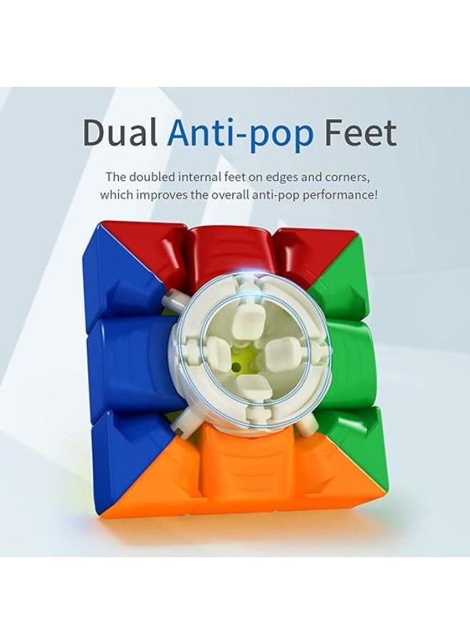 null - MOYU RS3M Maglev Speed Cube 3x3 StickerLess, TUNJILOOL Maglev Version(Upgraded) 3D Smooth Puzzle Magic Toy Travel Games for Adults and Kids (MF8900) - Image 1