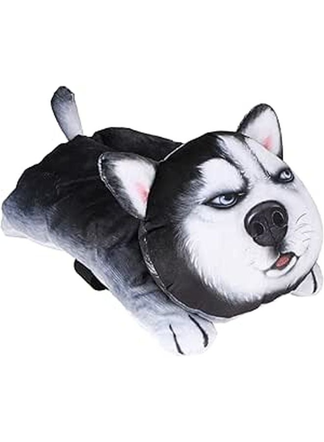 حامل صندوق المناديل المعلق على شكل سيارة ثلاثية الأبعاد بتصميم كرتوني للقطط والكلاب، ديكور للمنزل - Image 1