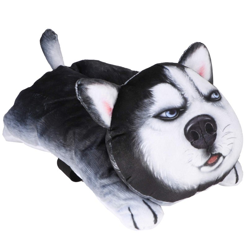 حامل صندوق المناديل المعلق على شكل سيارة ثلاثية الأبعاد بتصميم كرتوني للقطط والكلاب، ديكور للمنزل - Image 2