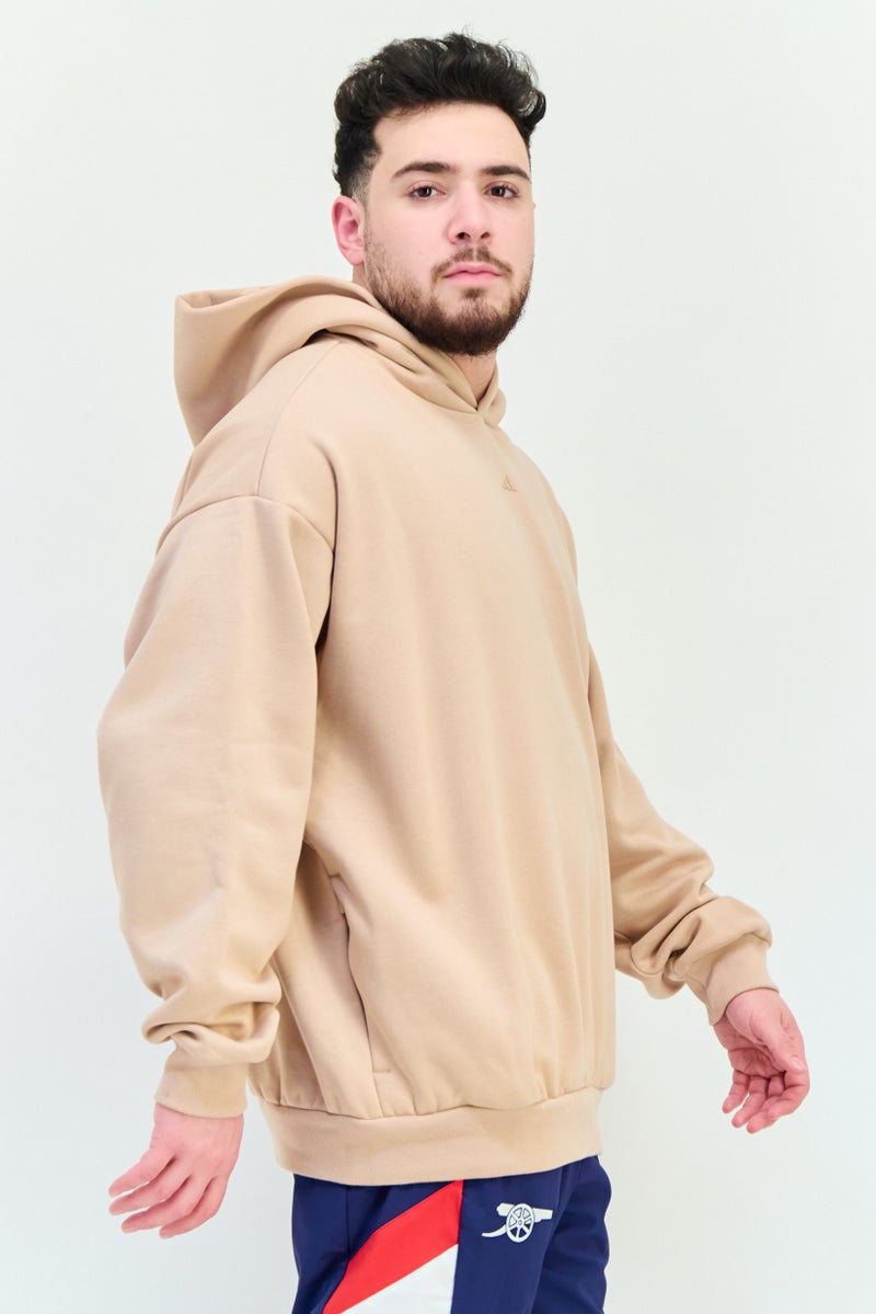 Adidas Men Sportswear Fit Long Sleeve Outdoor Sweatshirt, Peach  - Image 2