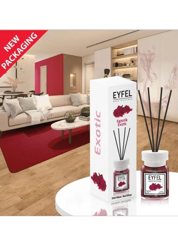 Eyfel Reed Diffuser - Exotic Fragrance 120 ml