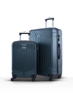 PARAJOHN Winso 2-Piece ABS Hardside Spinner Luggage Trolley Set Army Green  - Image 1